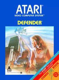 Defender Atari 2600  box art